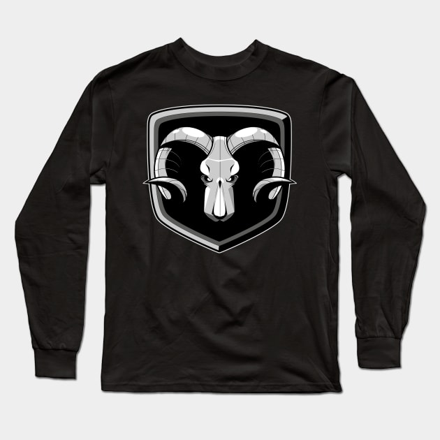 Ram Punisher Long Sleeve T-Shirt by Spikeani